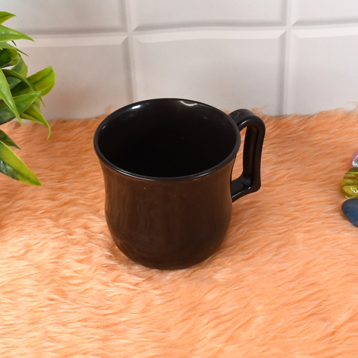 Premium Plastic Coffee / Tea Cups / Mug with Handle (1 Pc / Loose / Mix Color) Premium Plastic Coffee / Tea Cups / Mug with Handle (1 Pc / Loose / Mix Color)